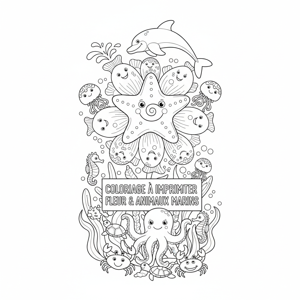 Coloriage coloriage imprimer fleur 5