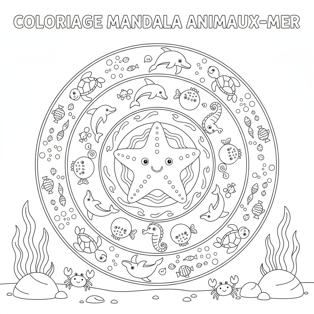 Coloriage coloriage imprimer gratuit mandala 3