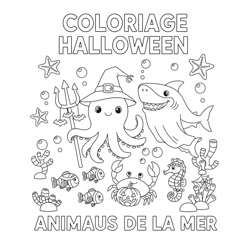 Coloriage coloriage imprimer halloween 2