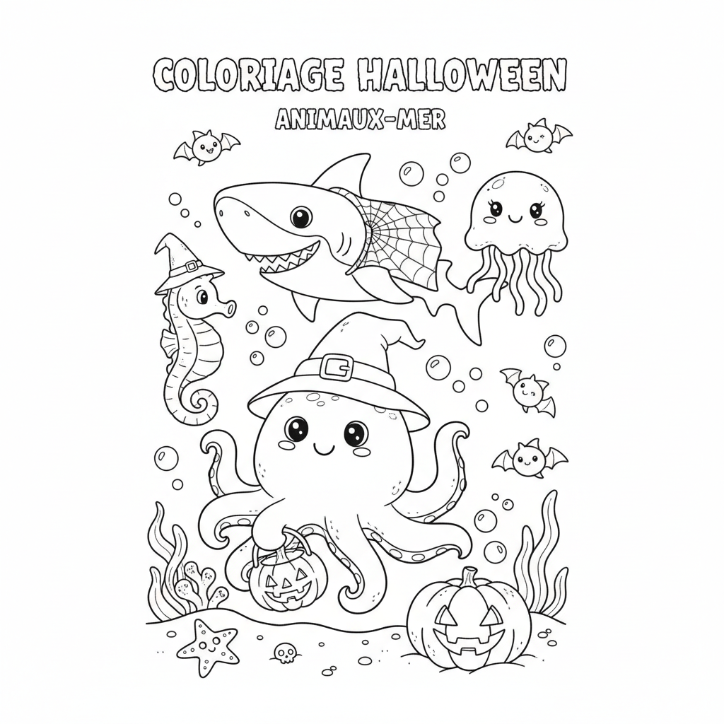 Coloriage coloriage imprimer halloween 4