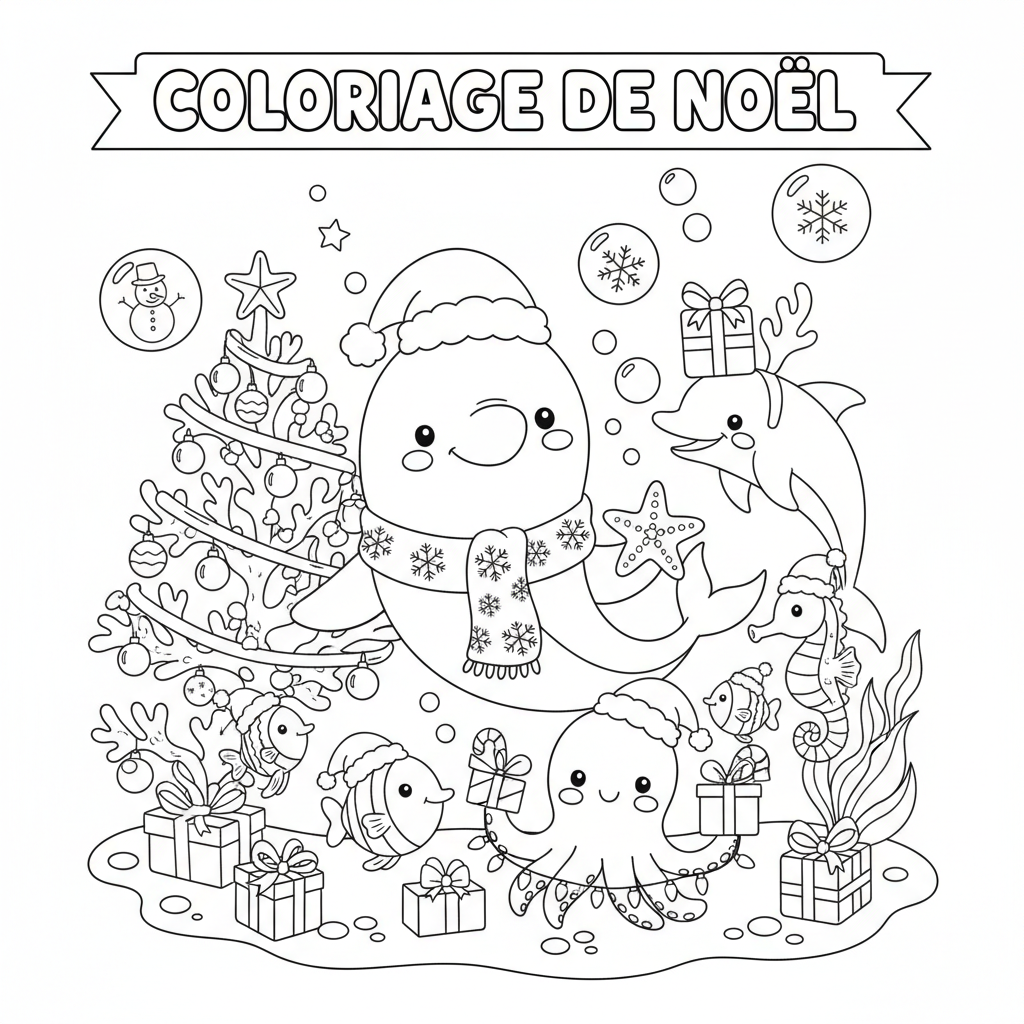 Coloriage coloriage imprimer noel 2