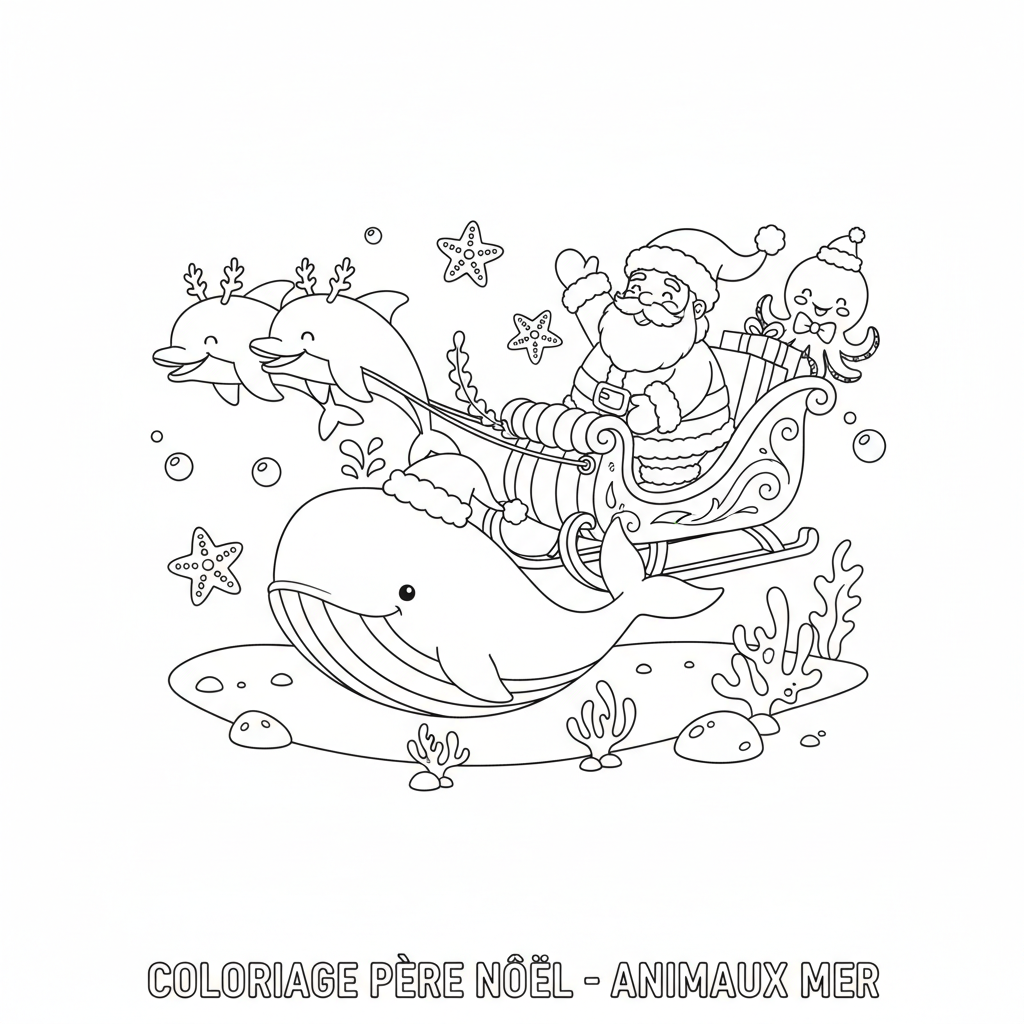 Coloriage coloriage imprimer pere noel