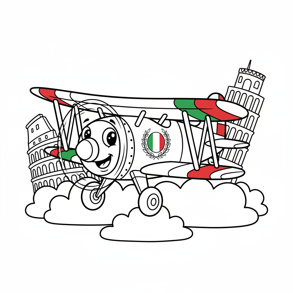 Coloriage coloriage italien