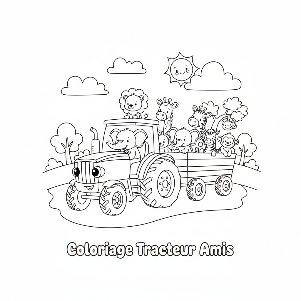 Coloriage coloriage john deere 1