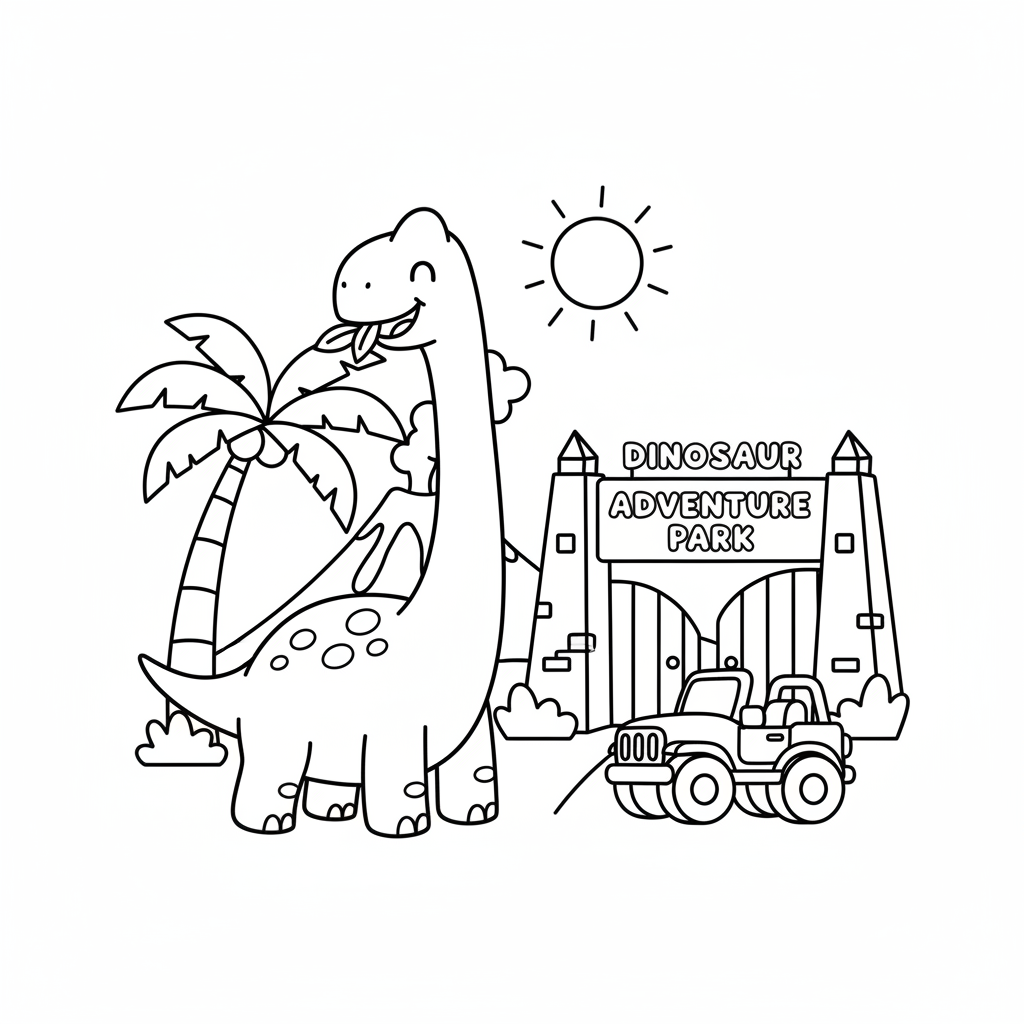 Coloriage coloriage jurassic park