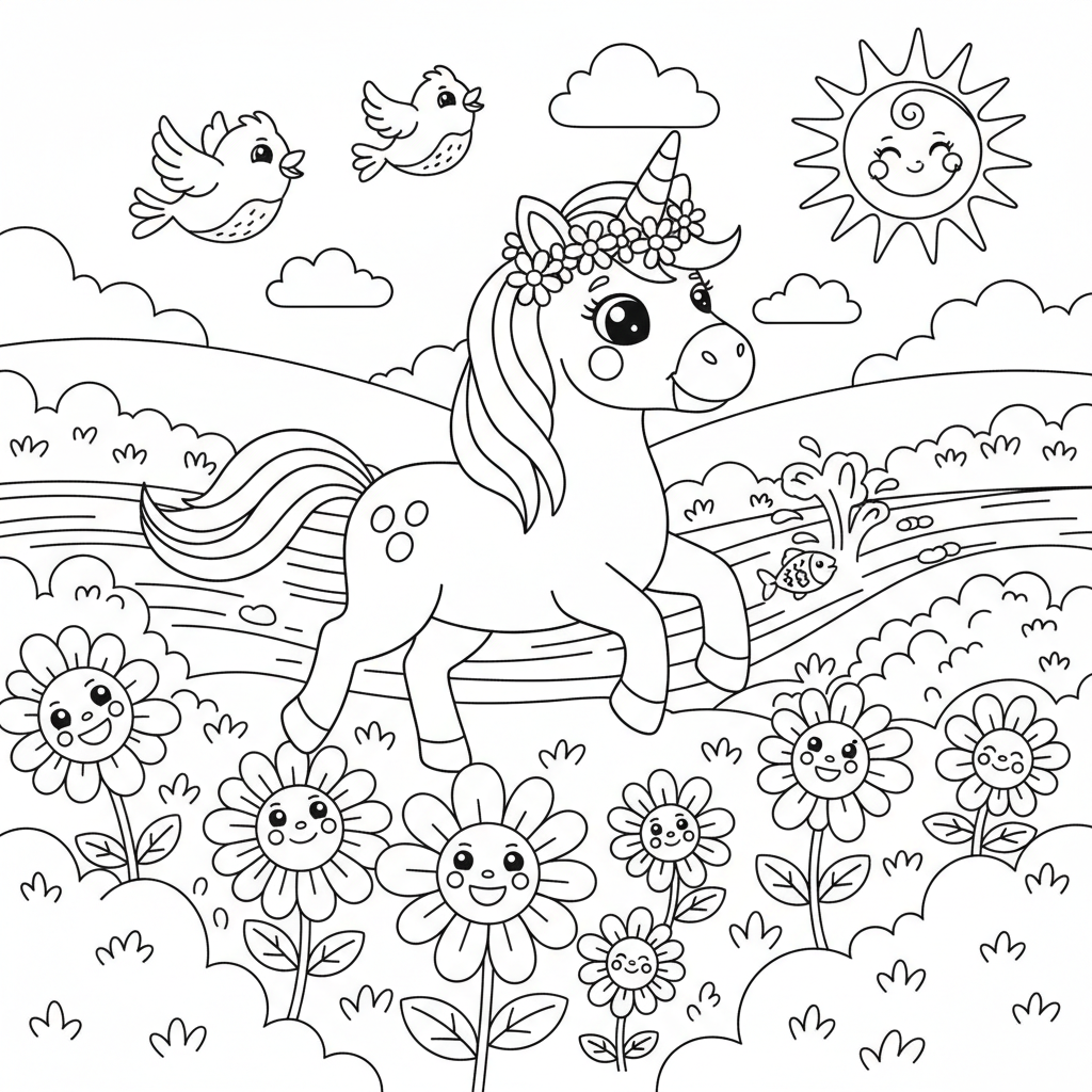 Coloriage coloriage kawaii disney 3