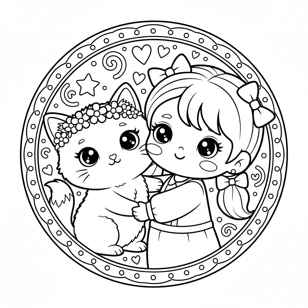 Coloriage coloriage kawaii disney 4