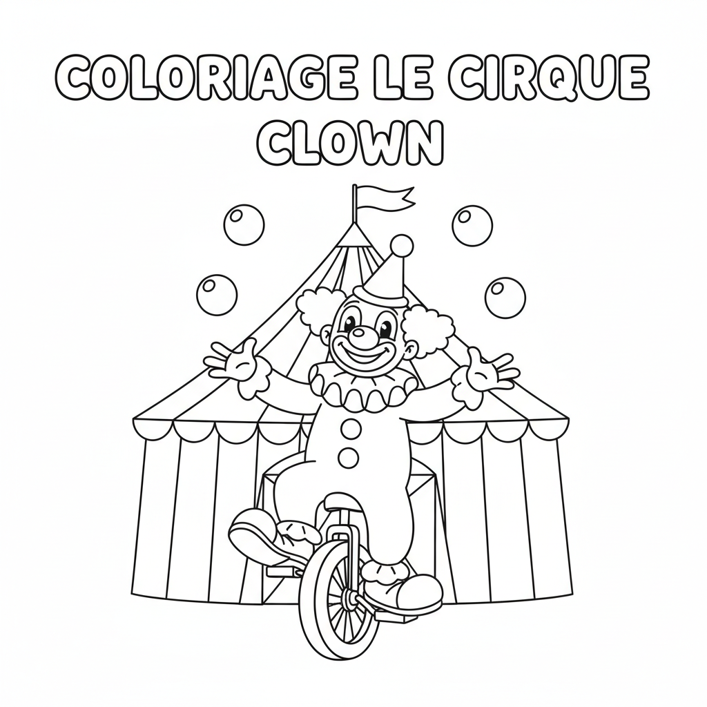 Coloriage coloriage le cirque