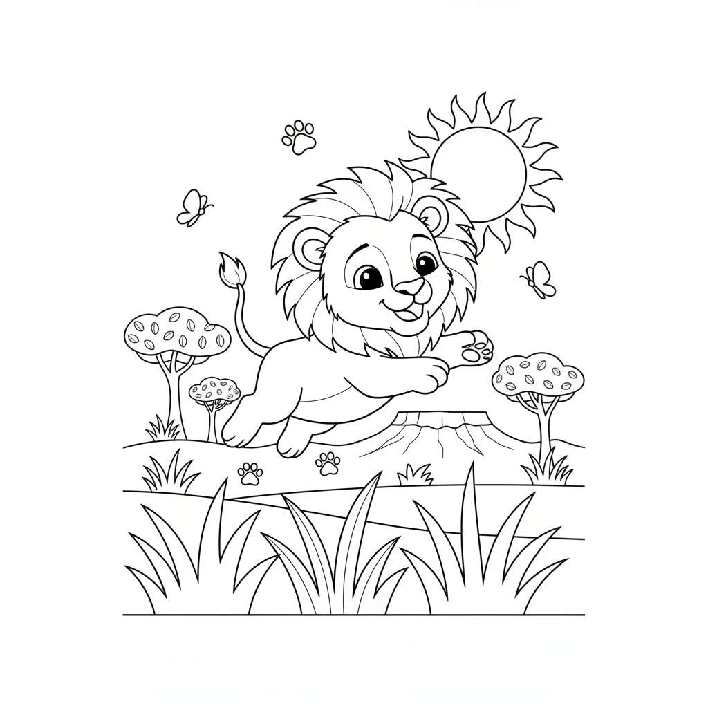 Coloriage coloriage le roi lion 2 5