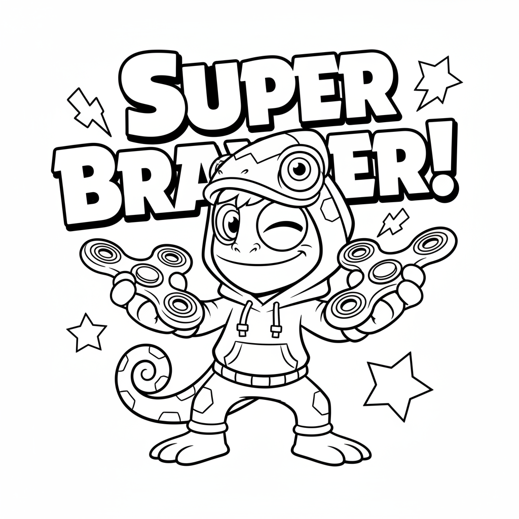 Coloriage coloriage leon brawl stars 2