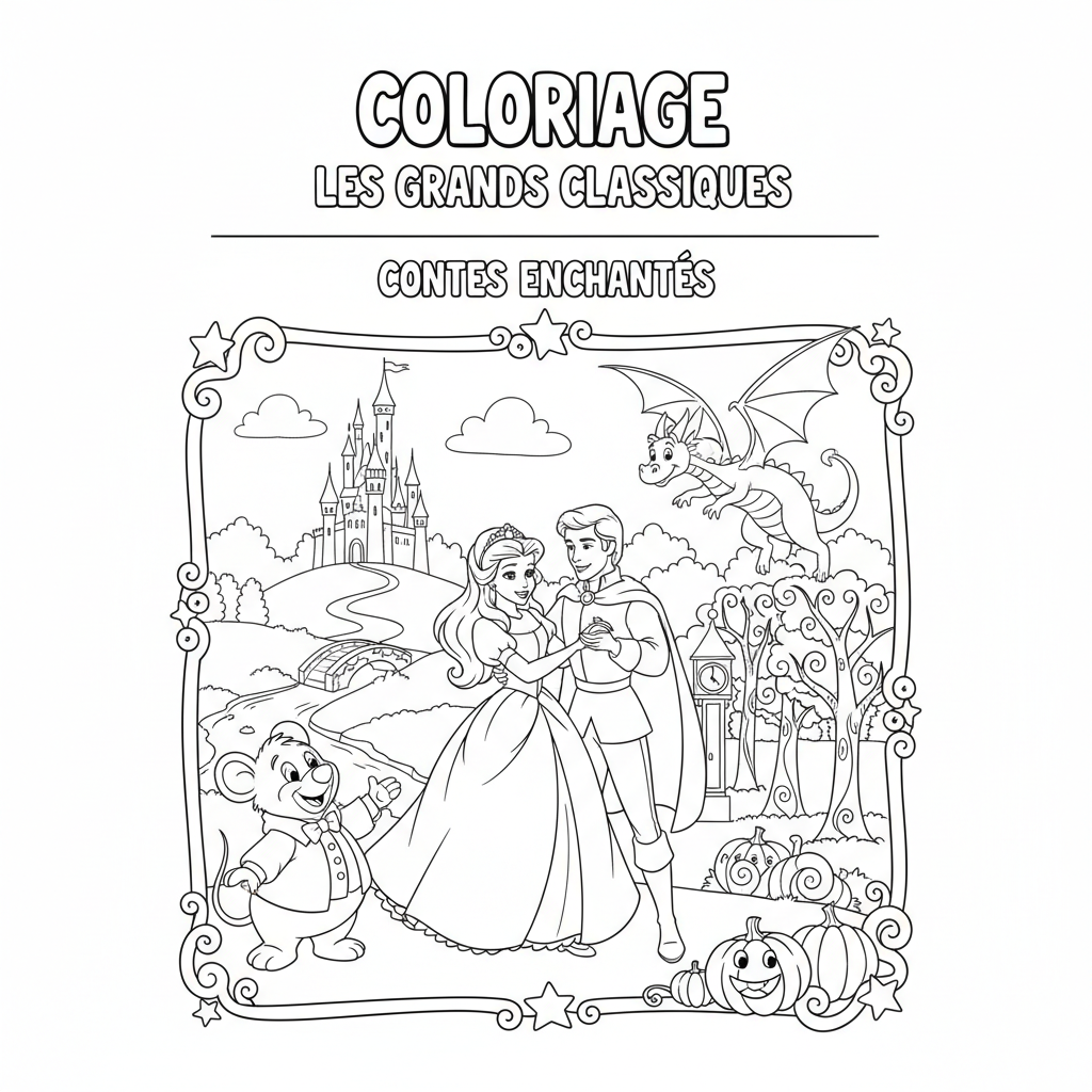 Coloriage coloriage les grand classique disney 3