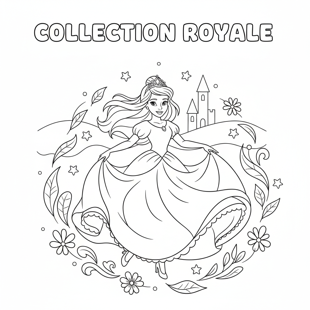 Coloriage coloriage les princesses disney 5