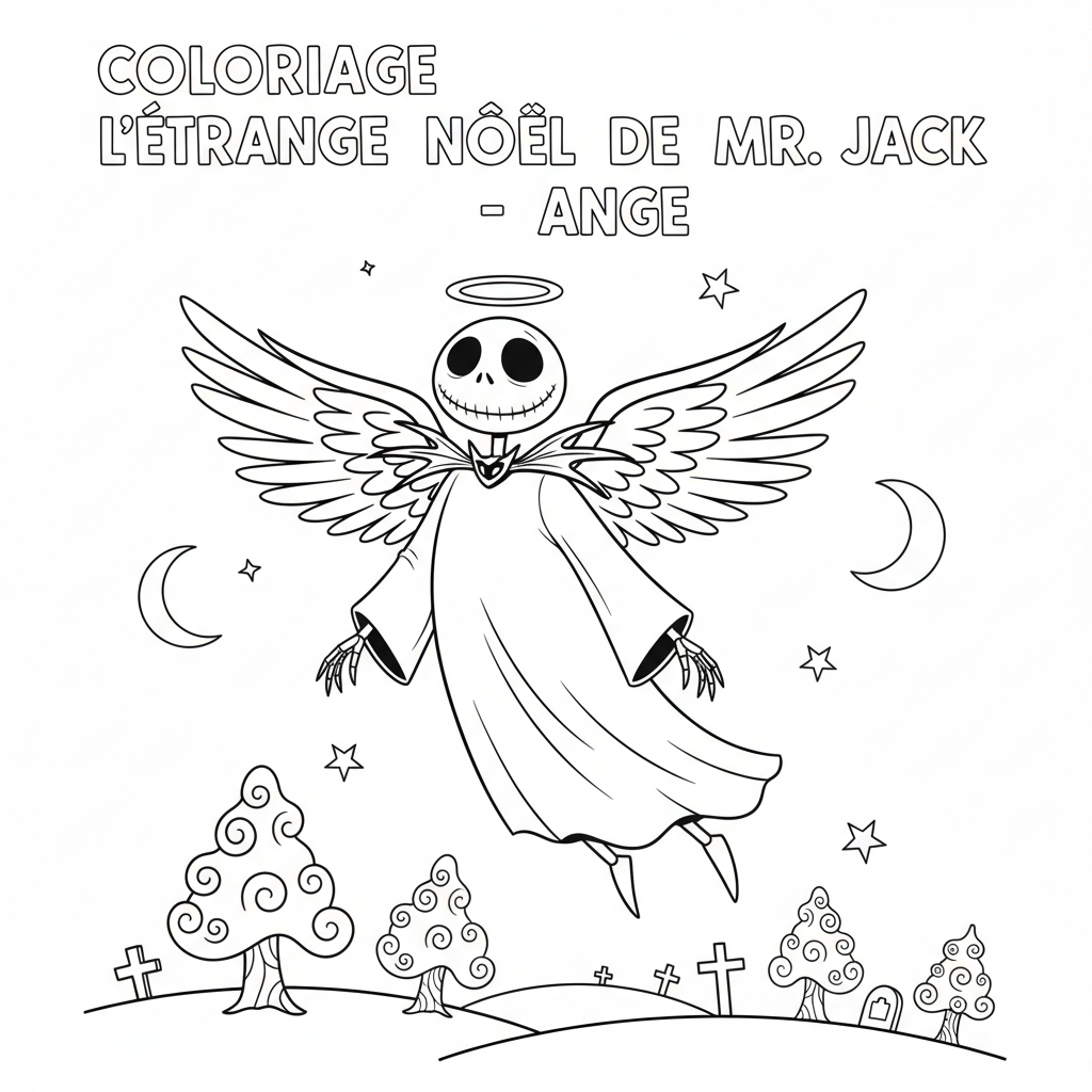 Coloriage coloriage l'étrange noel de mr jack 3