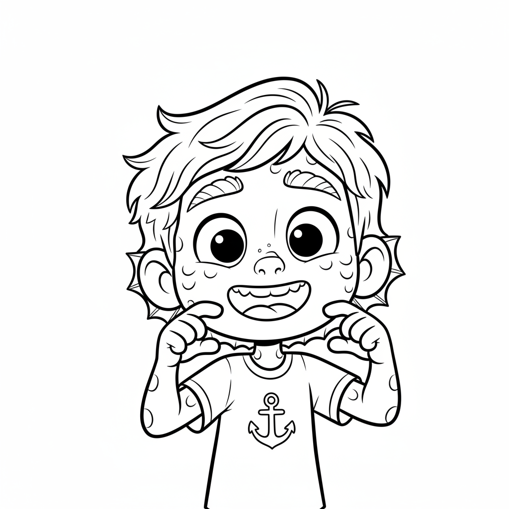 Coloriage coloriage luca 4