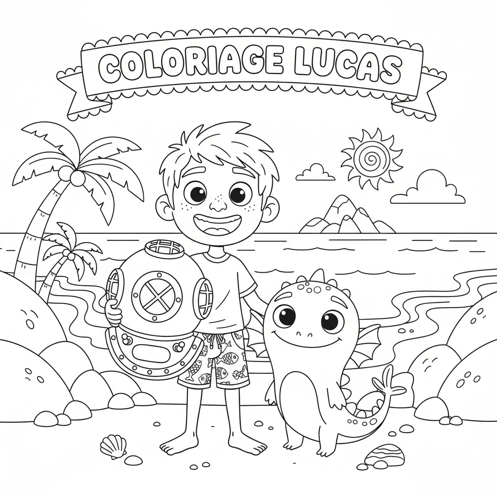 Coloriage coloriage lucas 2