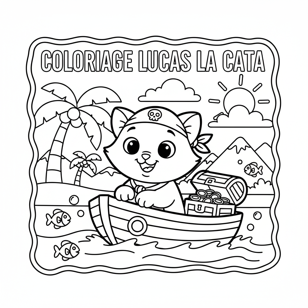 Coloriage coloriage lucas la cata 2