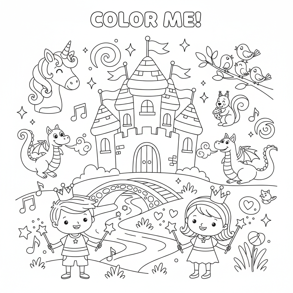 Coloriage coloriage magique disney à imprimer 2