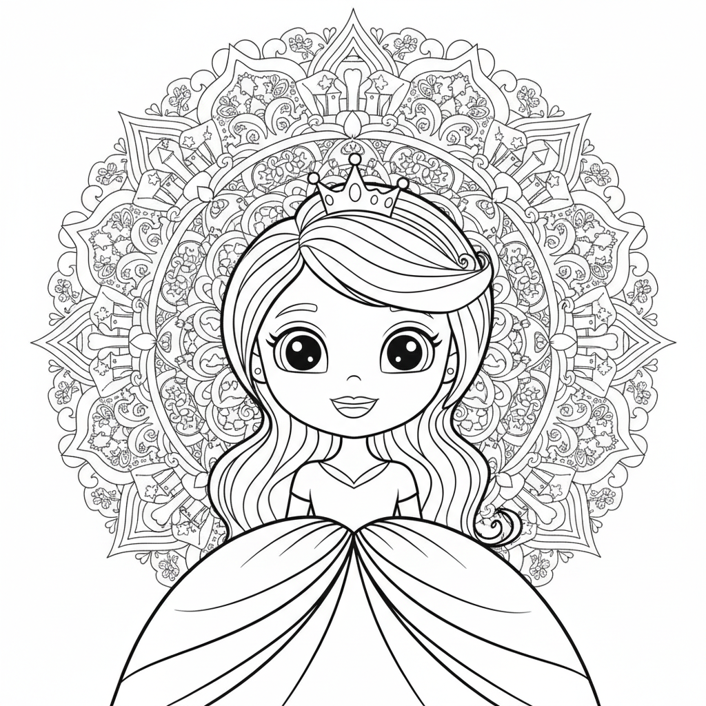 Coloriage coloriage mandalas disney 4