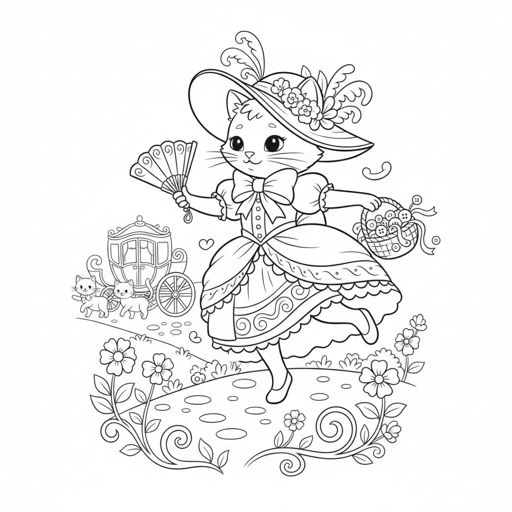 Coloriage coloriage marie aristochat 5