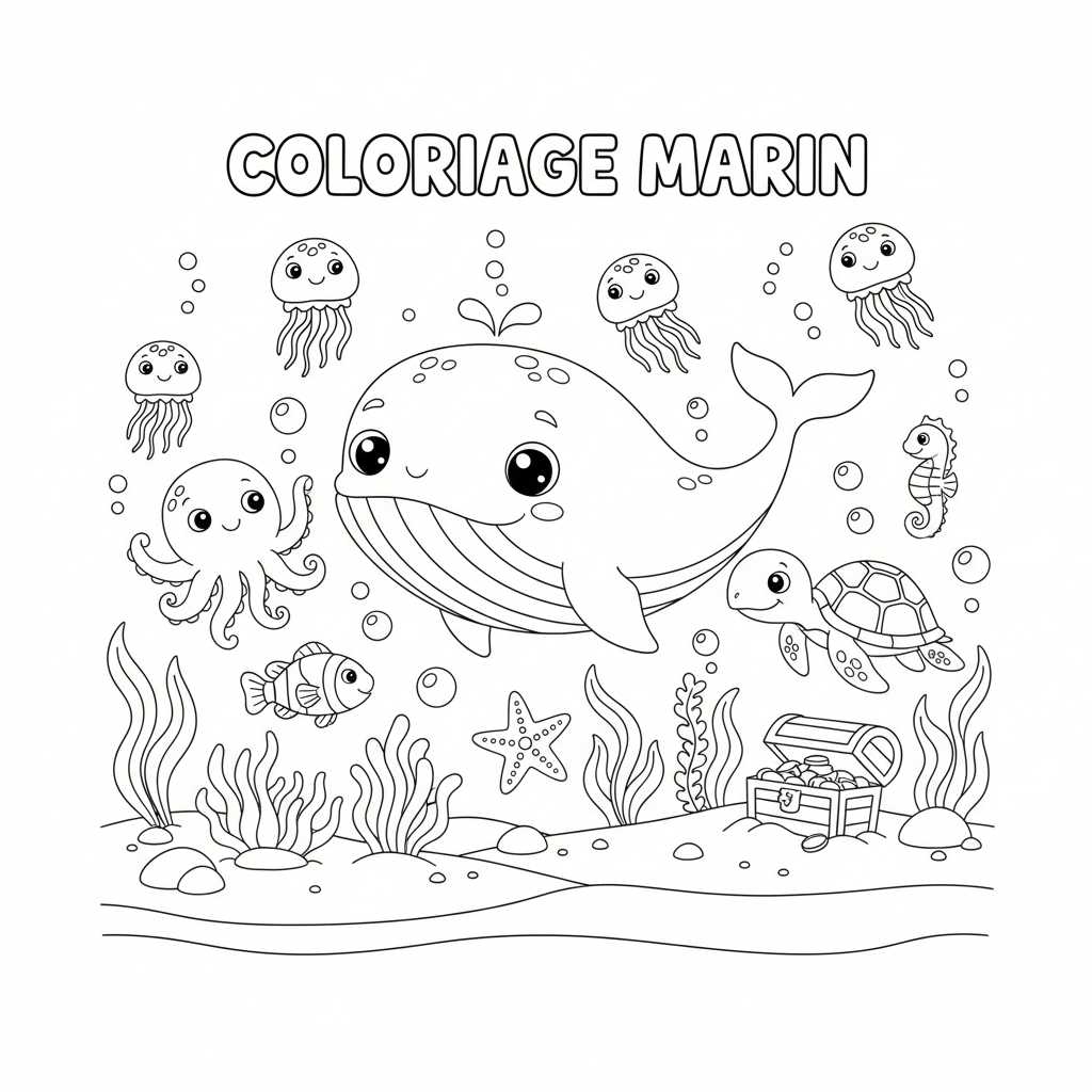 Coloriage coloriage marin 2