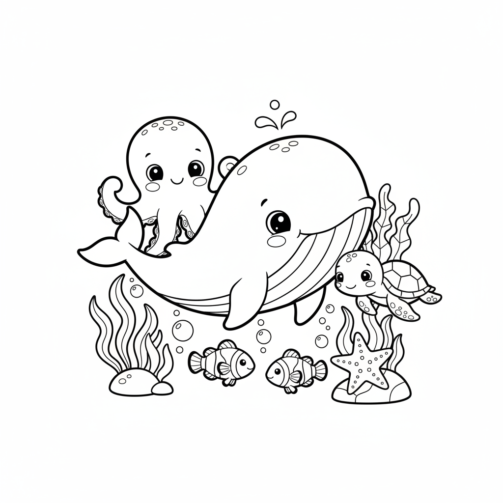 Coloriage coloriage marin 4