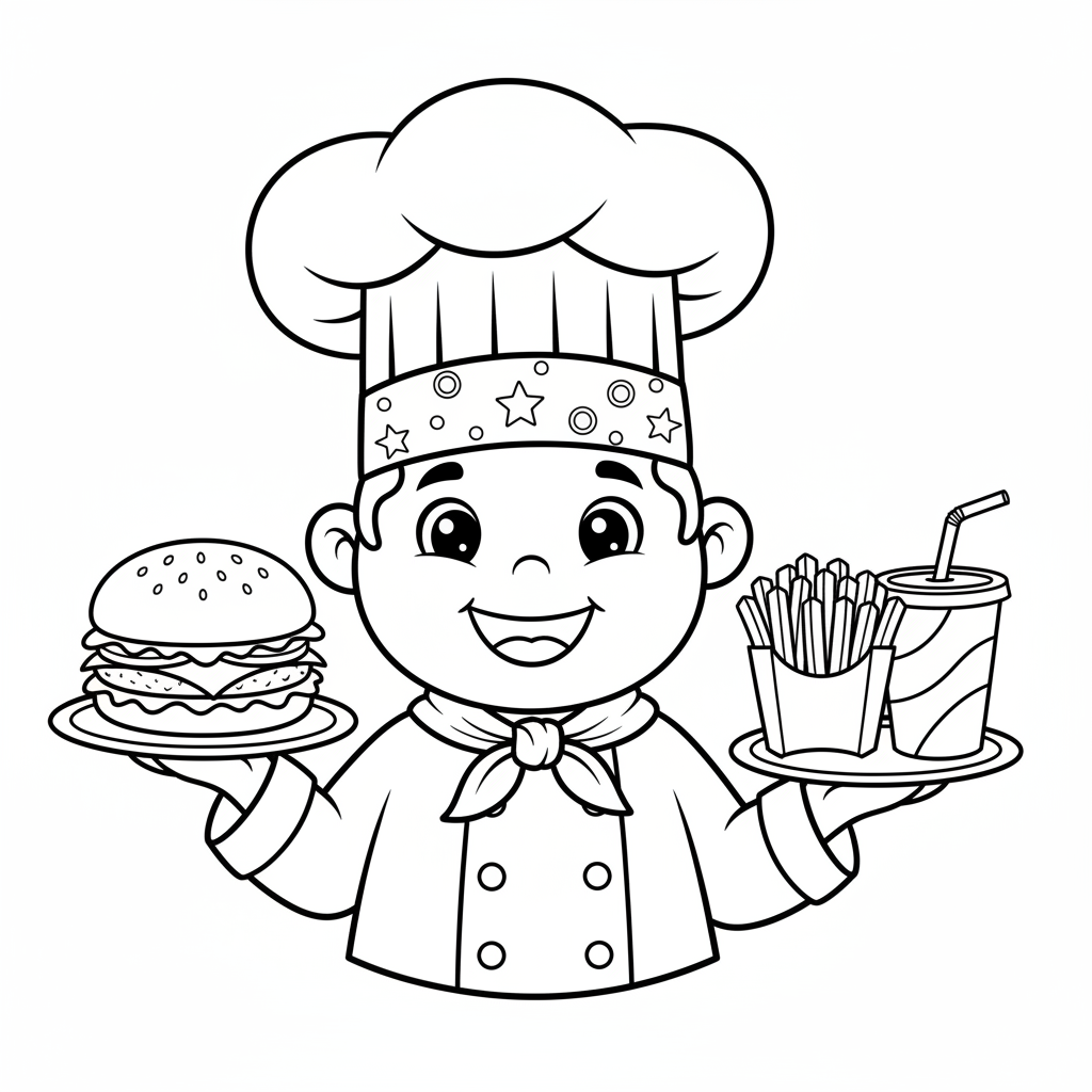 Coloriage coloriage mcdonald 4