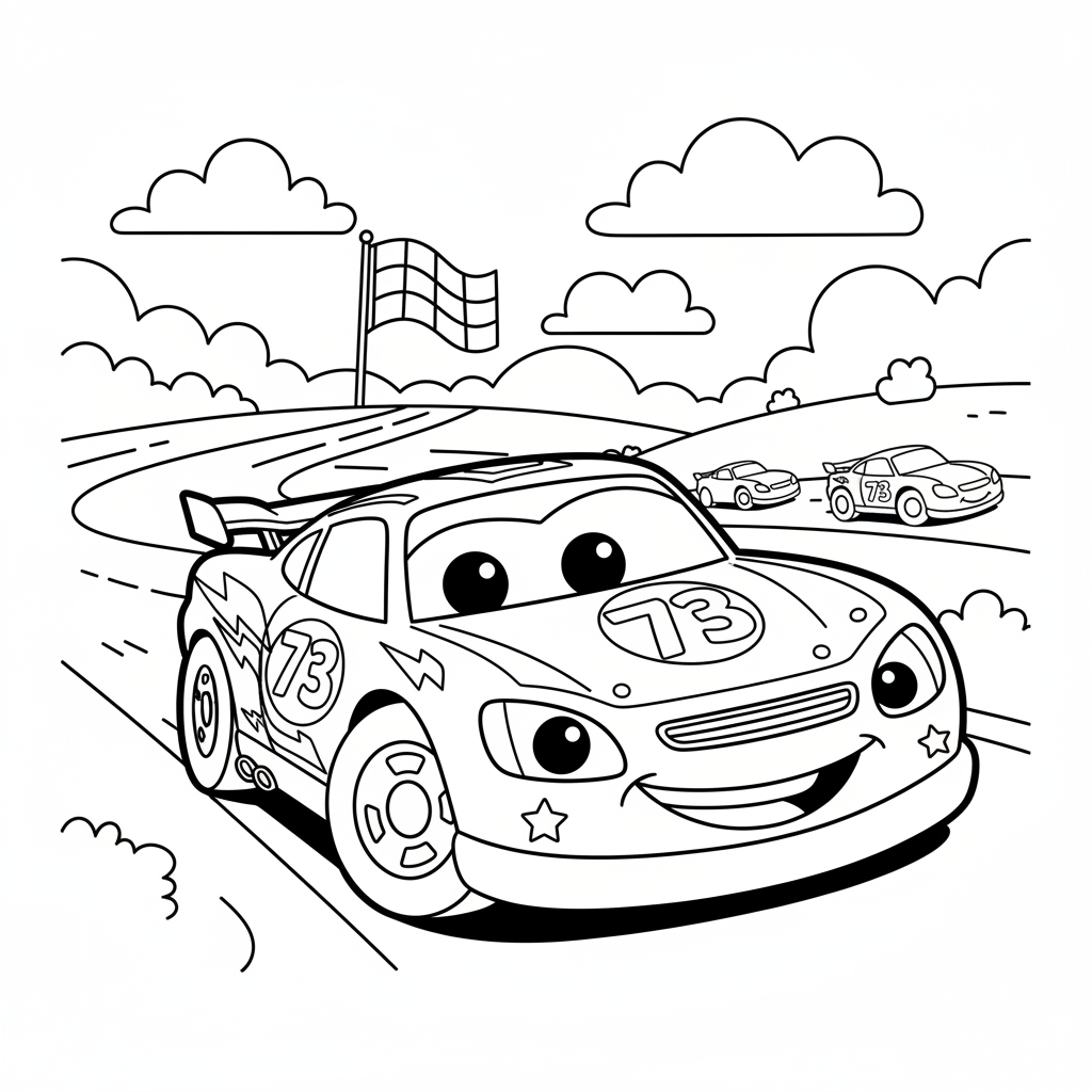 Coloriage coloriage mcqueen 2