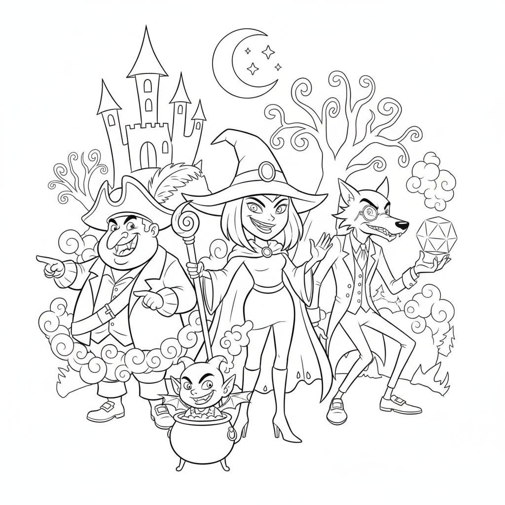 Coloriage coloriage mechant disney 2