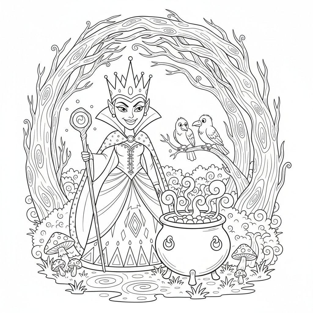 Coloriage coloriage mechant disney 3