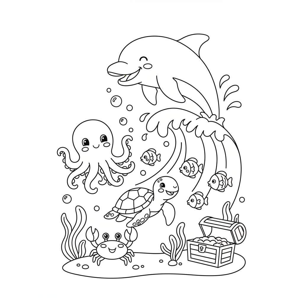 Coloriage coloriage mer maternelle 5