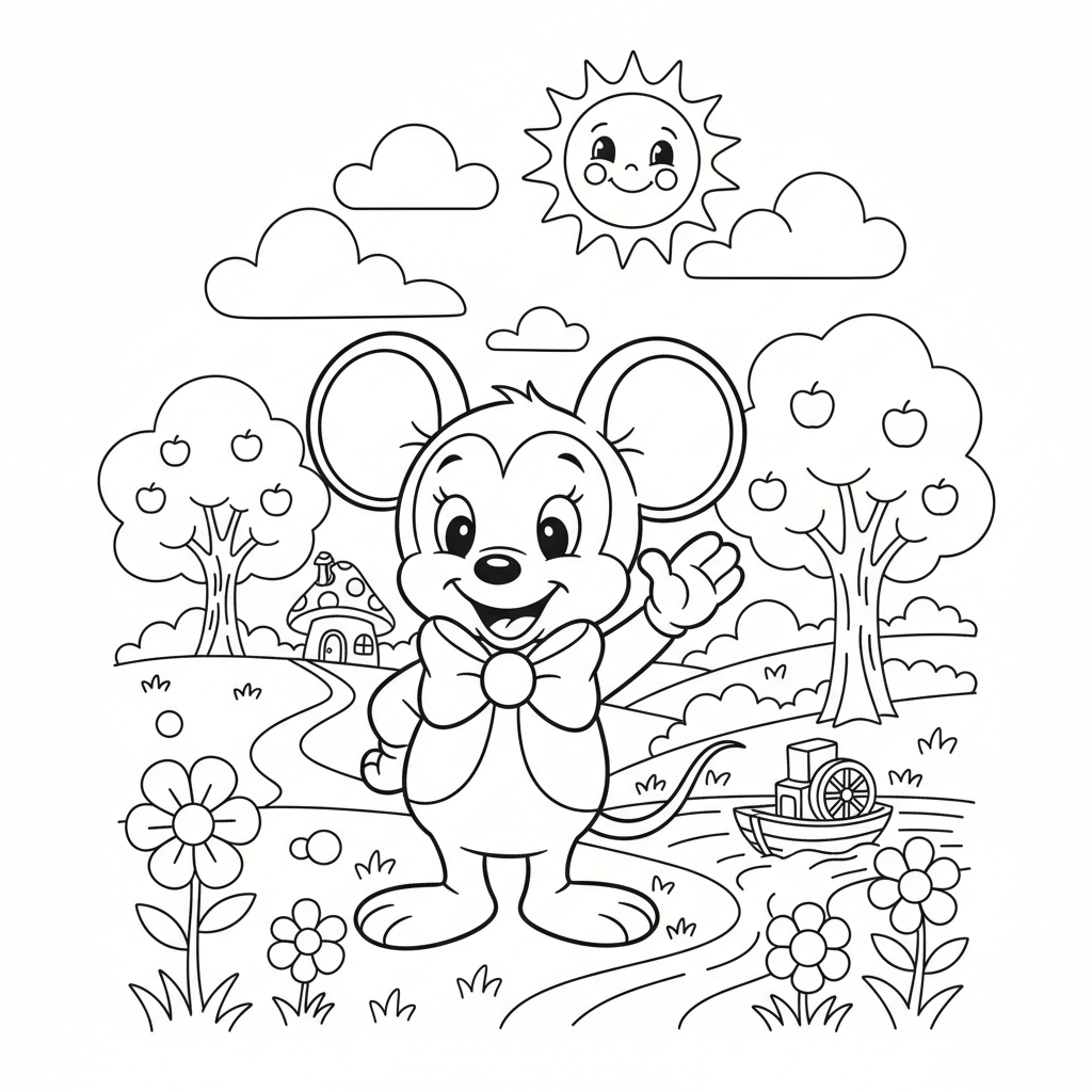 Coloriage coloriage mickey a imprimer 3