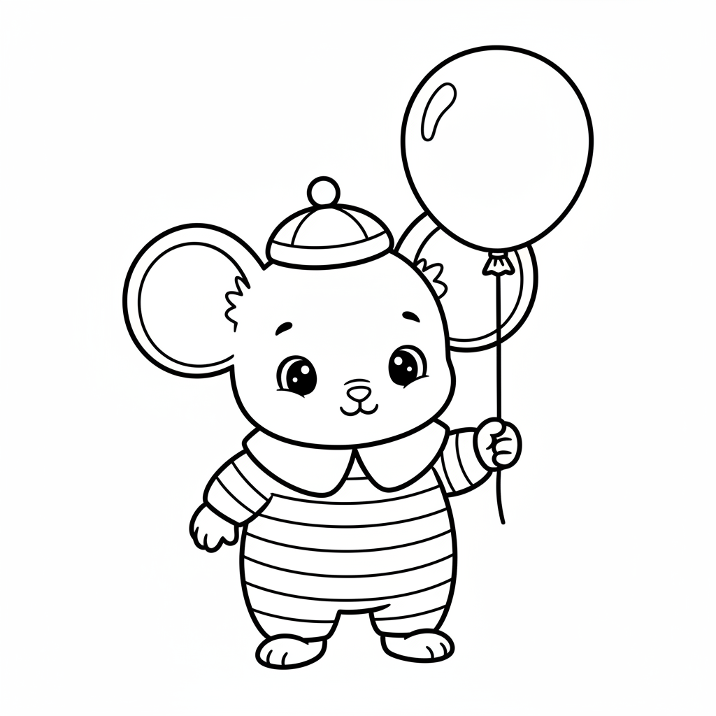 Coloriage coloriage mickey bebe 4