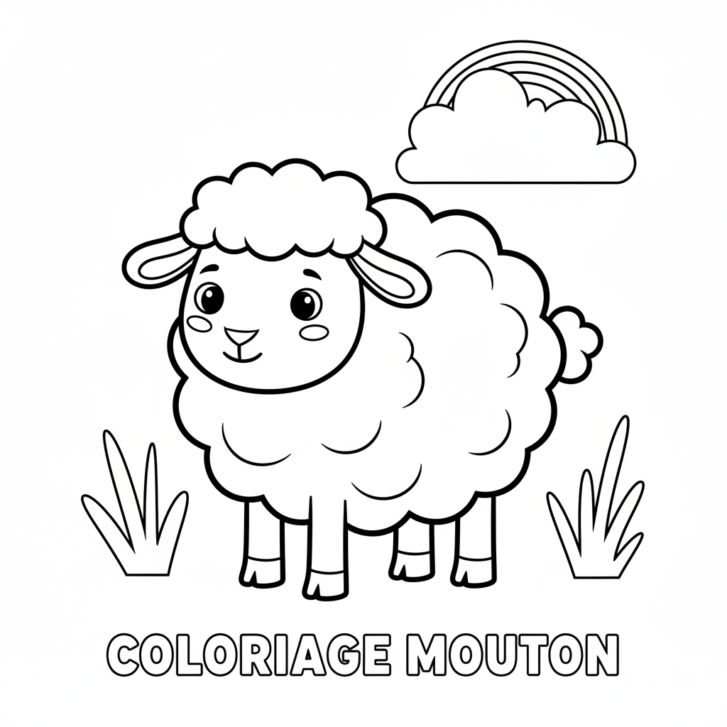 Coloriage coloriage mouton