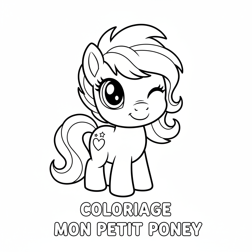 Coloriage coloriage my little poney 4