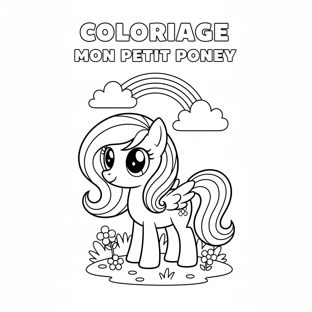 Coloriage coloriage my little pony