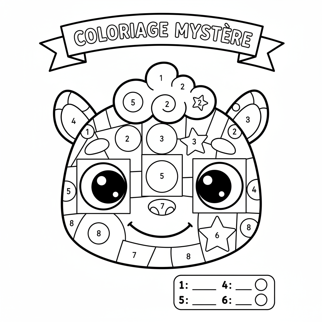 Coloriage coloriage mystere 4