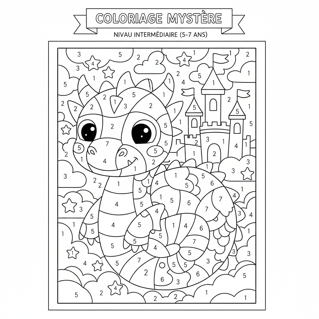 Coloriage coloriage mystere a imprimer 2