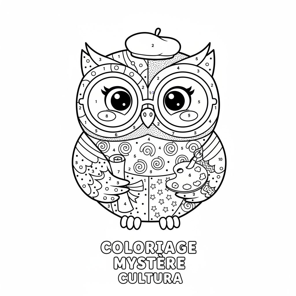 Coloriage coloriage mystere cultura 4