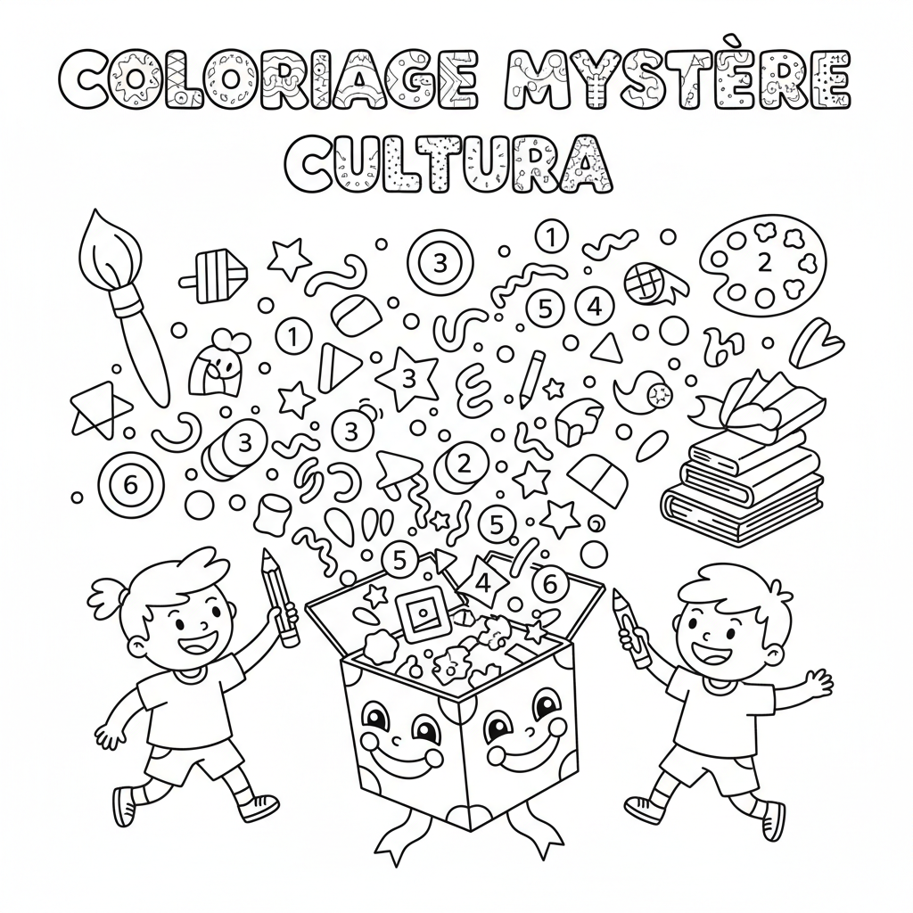 Coloriage coloriage mystere cultura 5