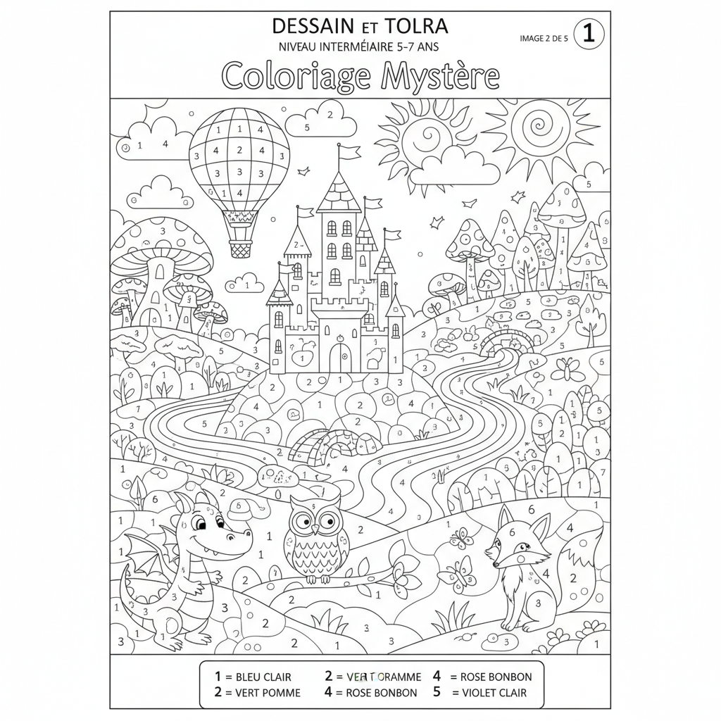 Coloriage coloriage mystere dessain et tolra 2