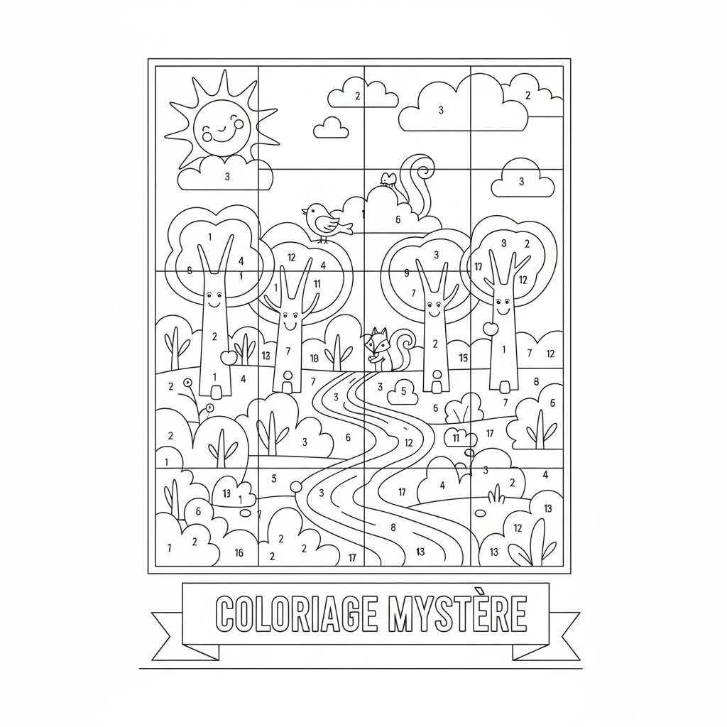 Coloriage coloriage mystere dessain et tolra 3