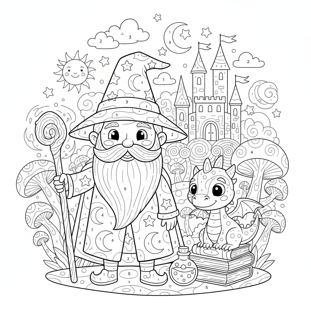 Coloriage coloriage mystère disney 2