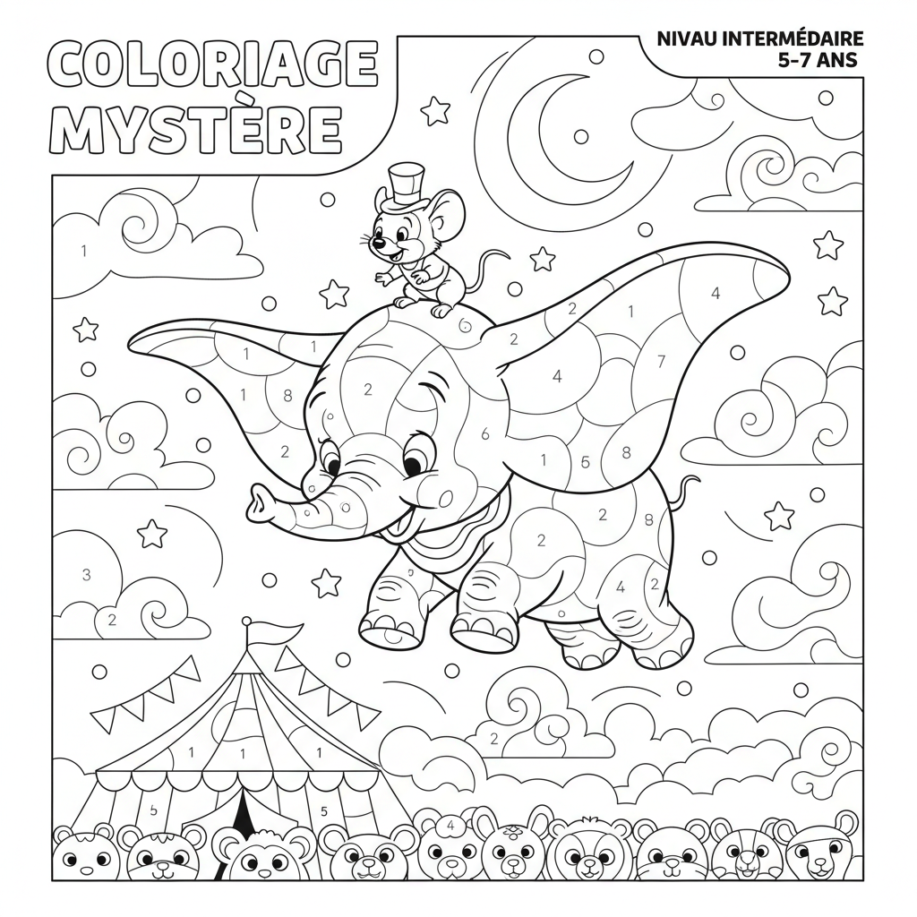 Coloriage coloriage mystère disney pdf 2