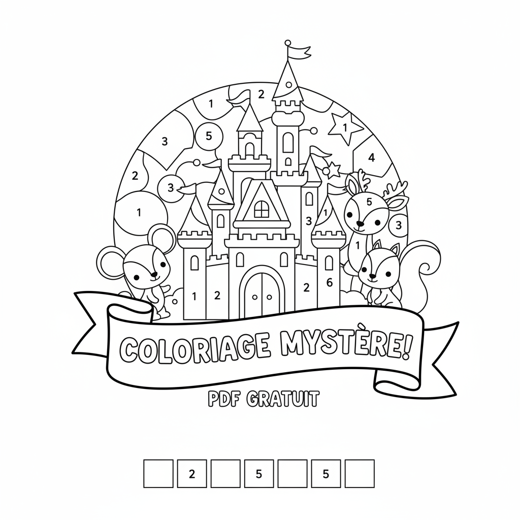 Coloriage coloriage mystere disney pdf gratuit