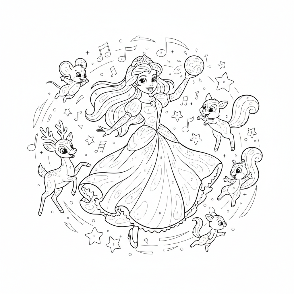 Coloriage coloriage mystere disney portrait 5