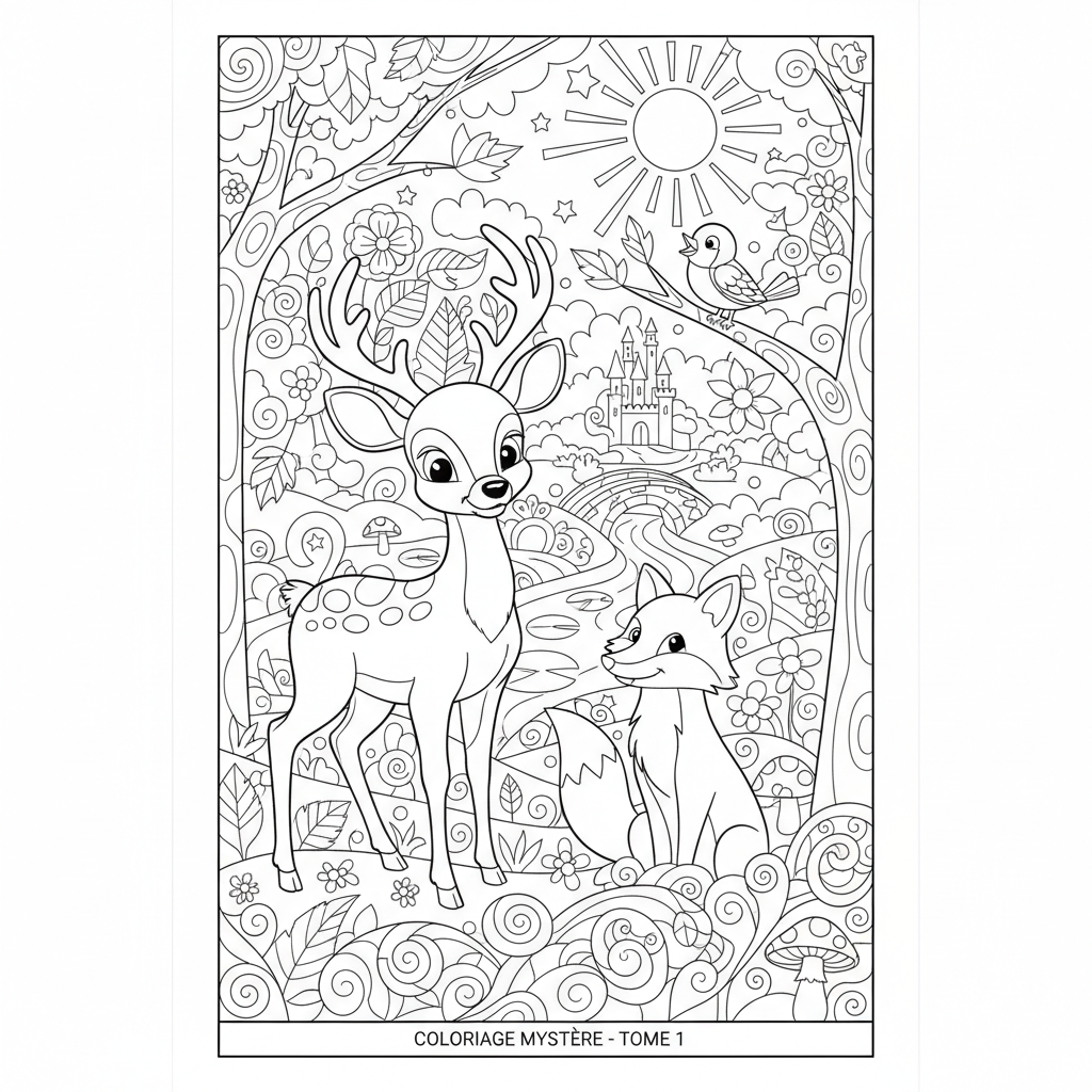 Coloriage coloriage mystere disney tome 1 pdf gratuit 3