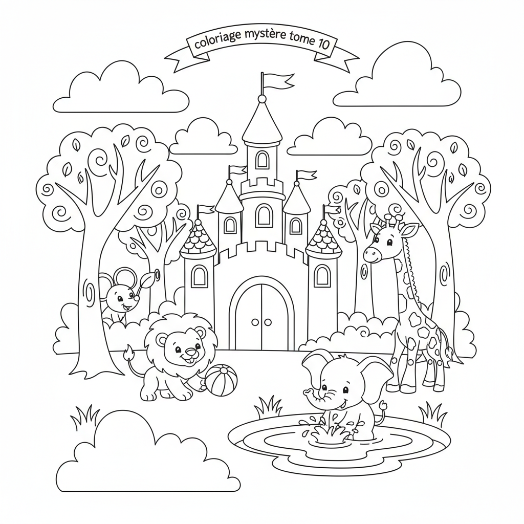 Coloriage coloriage mystere disney tome 10 2