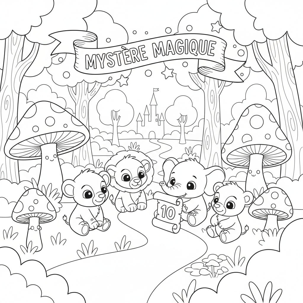 Coloriage coloriage mystere disney tome 10 3
