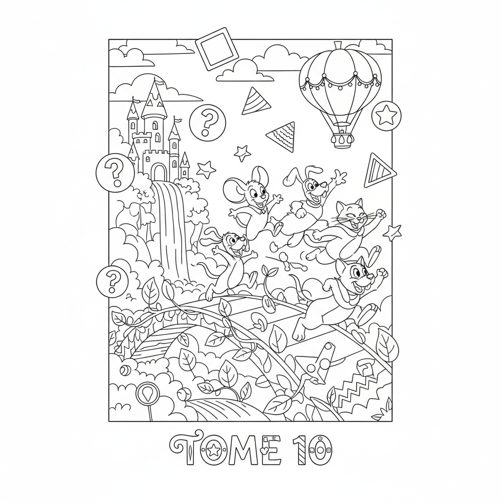 Coloriage coloriage mystere disney tome 10 5