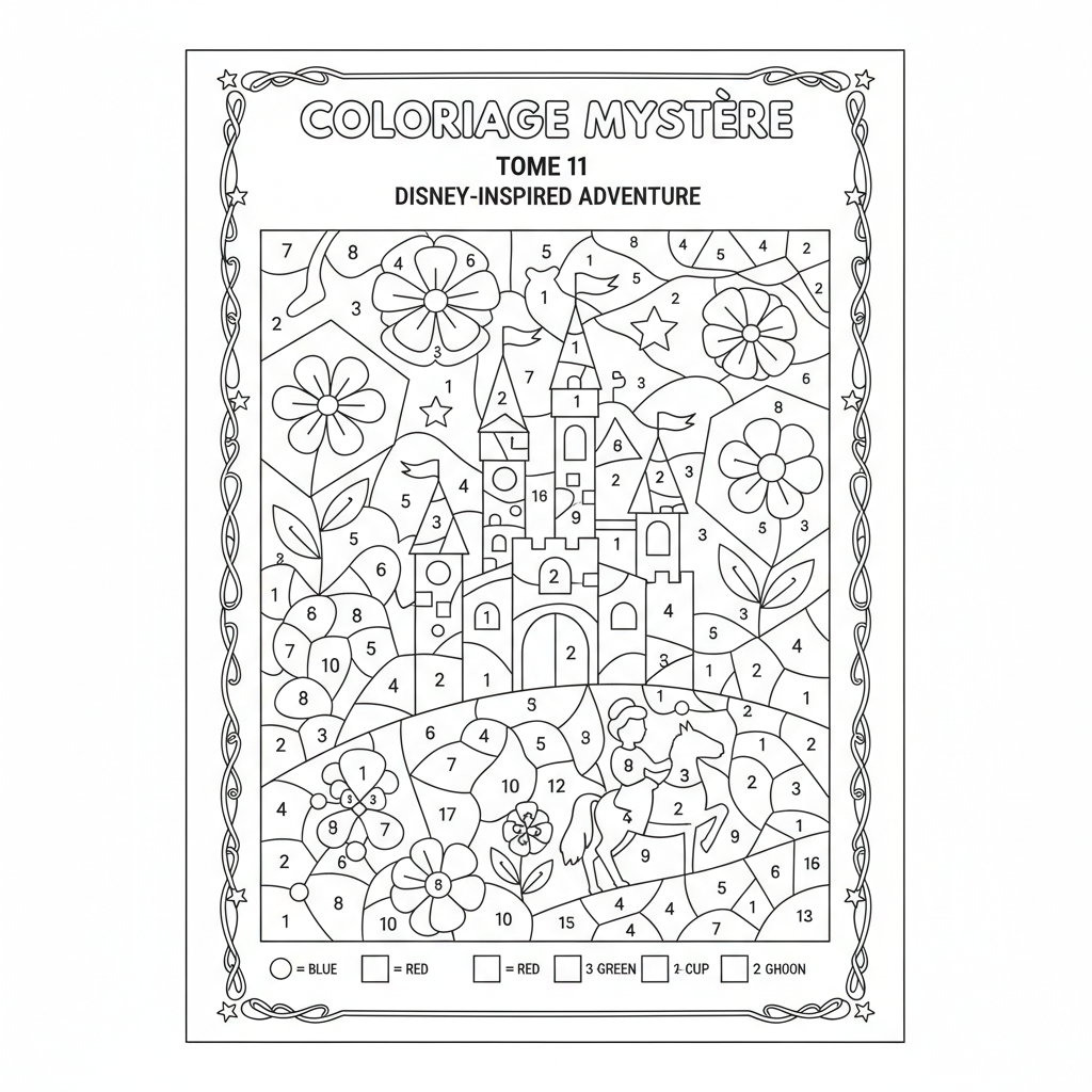 Coloriage coloriage mystère disney tome 11 pdf 2